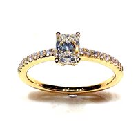 Anello Fabio Collection Donna Form in Oro giallo Diamante AN068#RAD.50OGLU